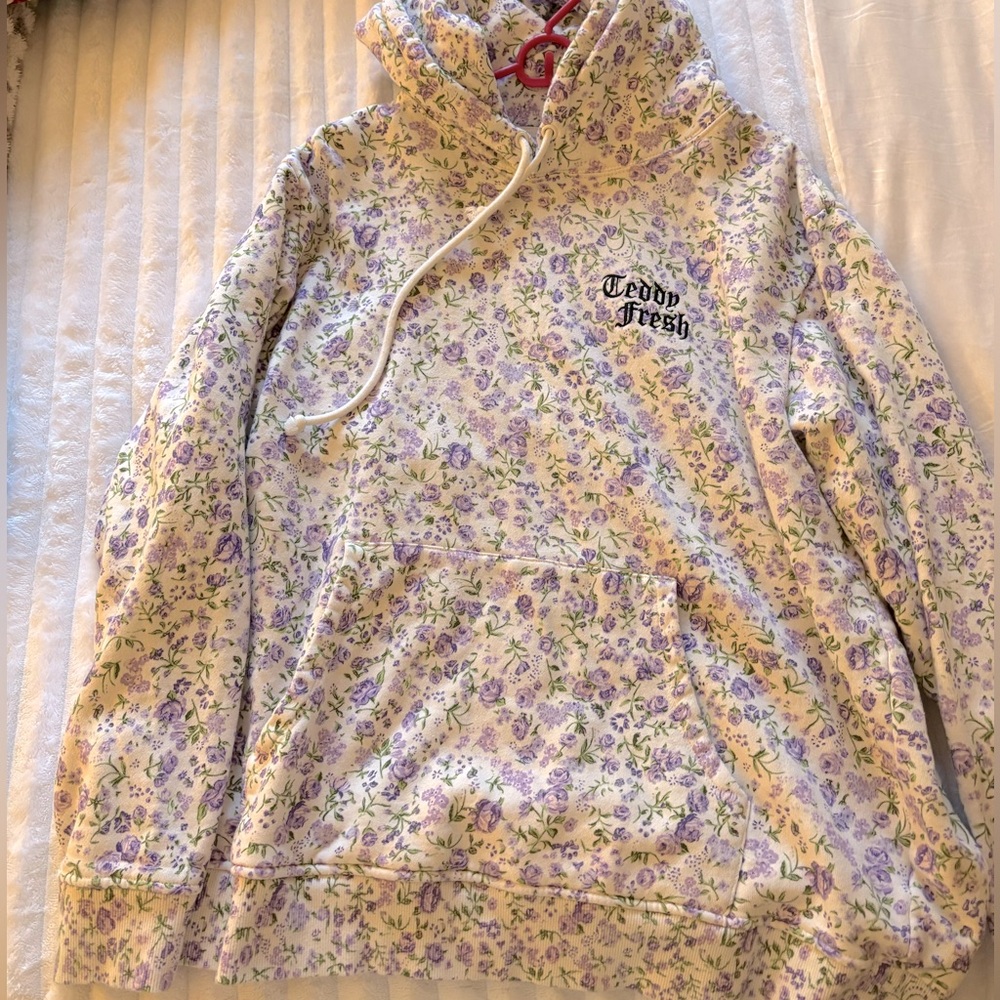 Teddy Fresh floral hoodie XL